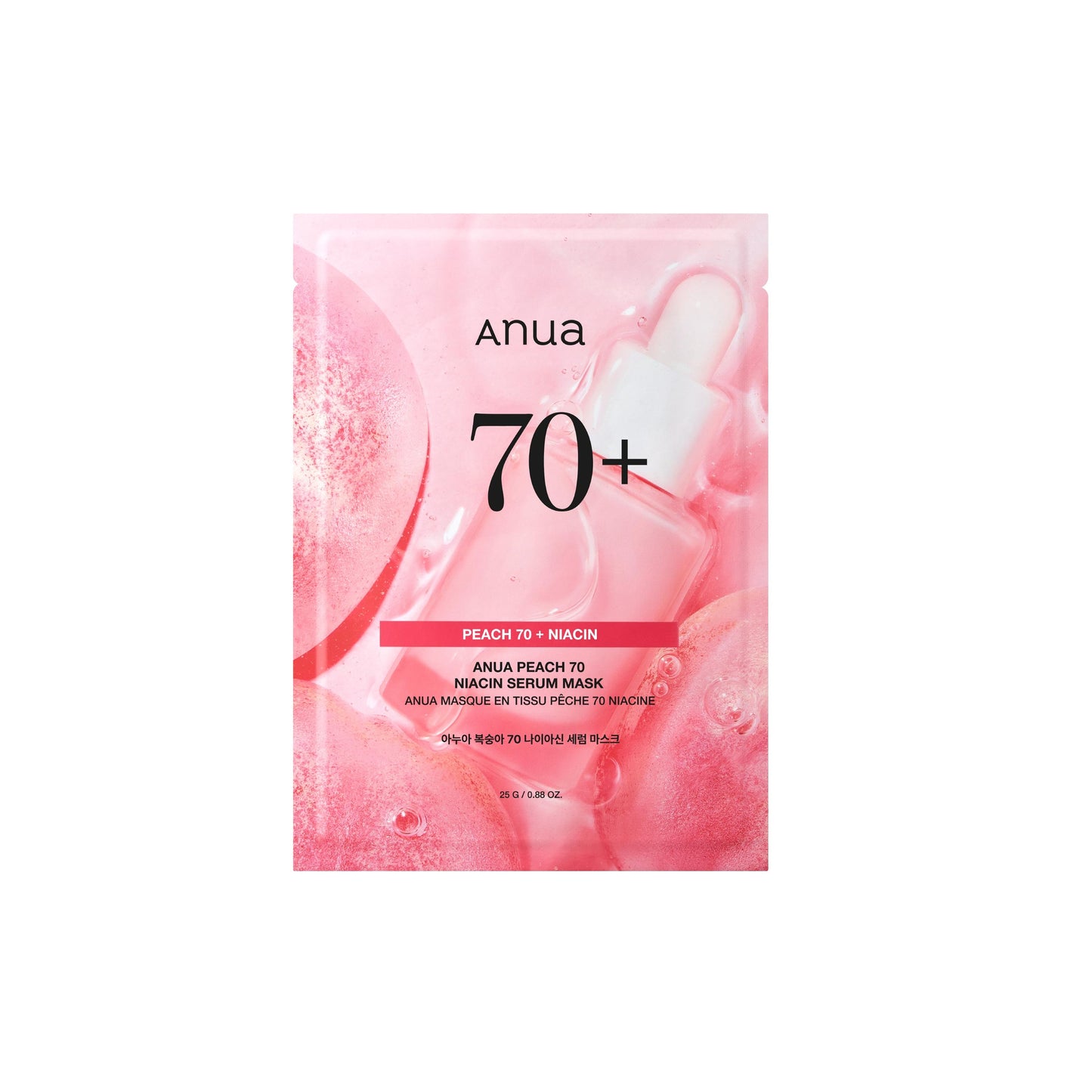 Anua Peach Niacin Serum Mask (25g*1EA)