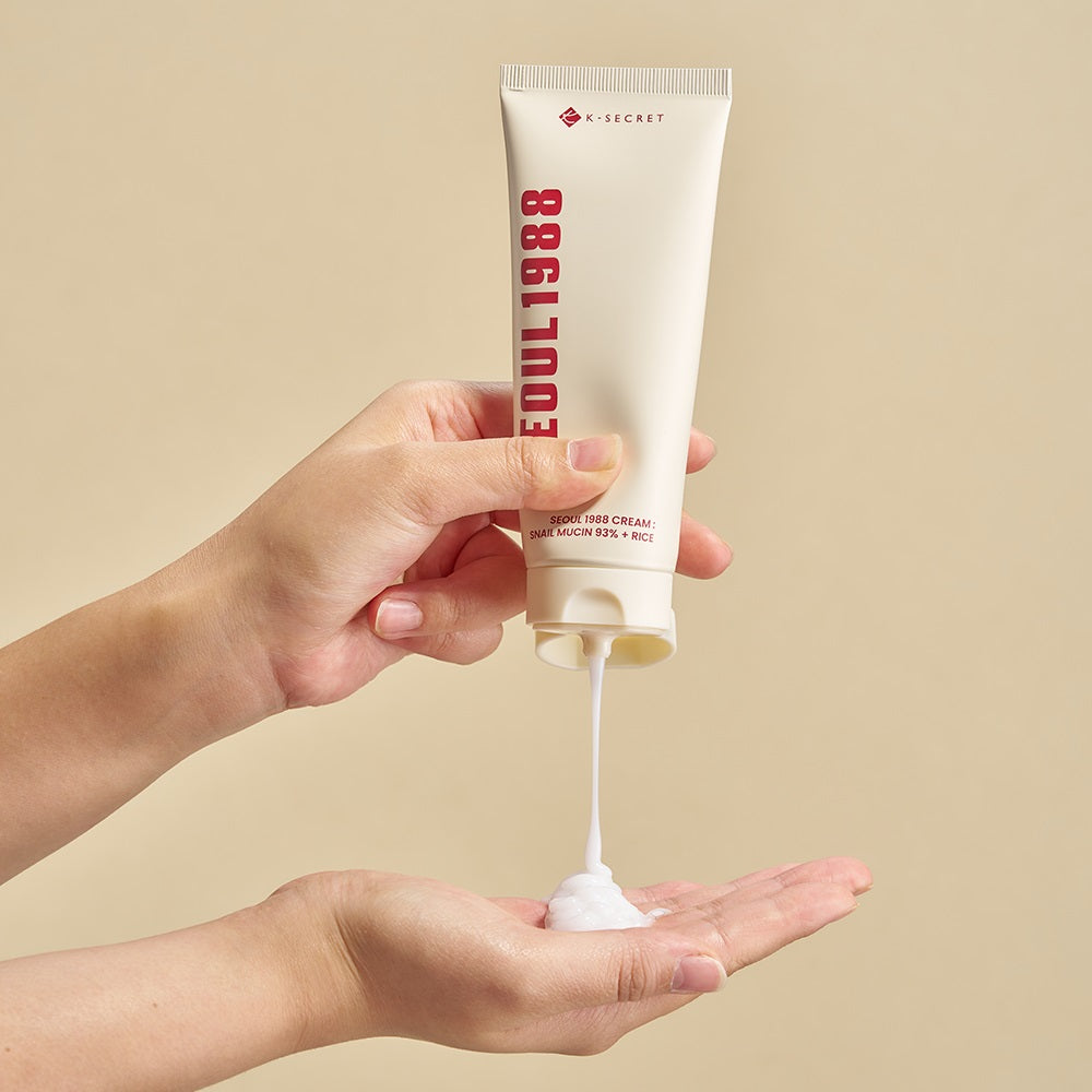 KSecret Seoul 1988 Cream: Snail Mucin 93% + Rice 100ml