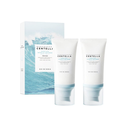 SKIN1004 Madagascar Centella Hyalu-Cica Water-Fit Sun Serum 50ml (Twin Pack)